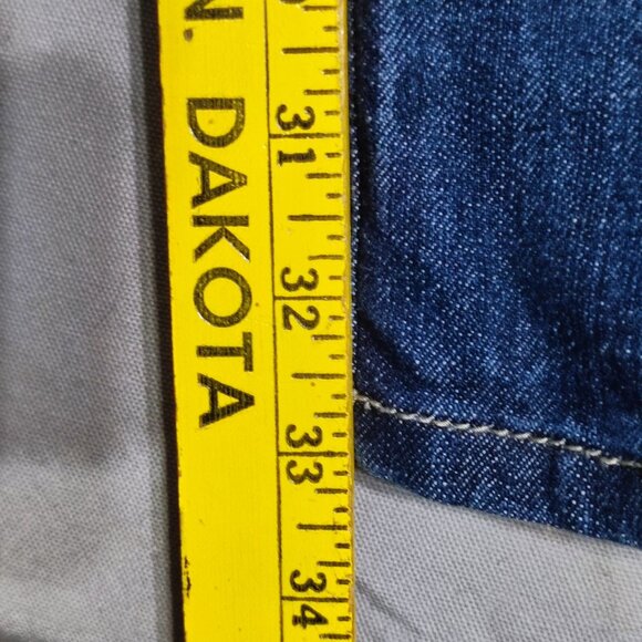 Seductions FD jeans skinny straight women's junior size 11 blue low-rise - Picture 11 of 13